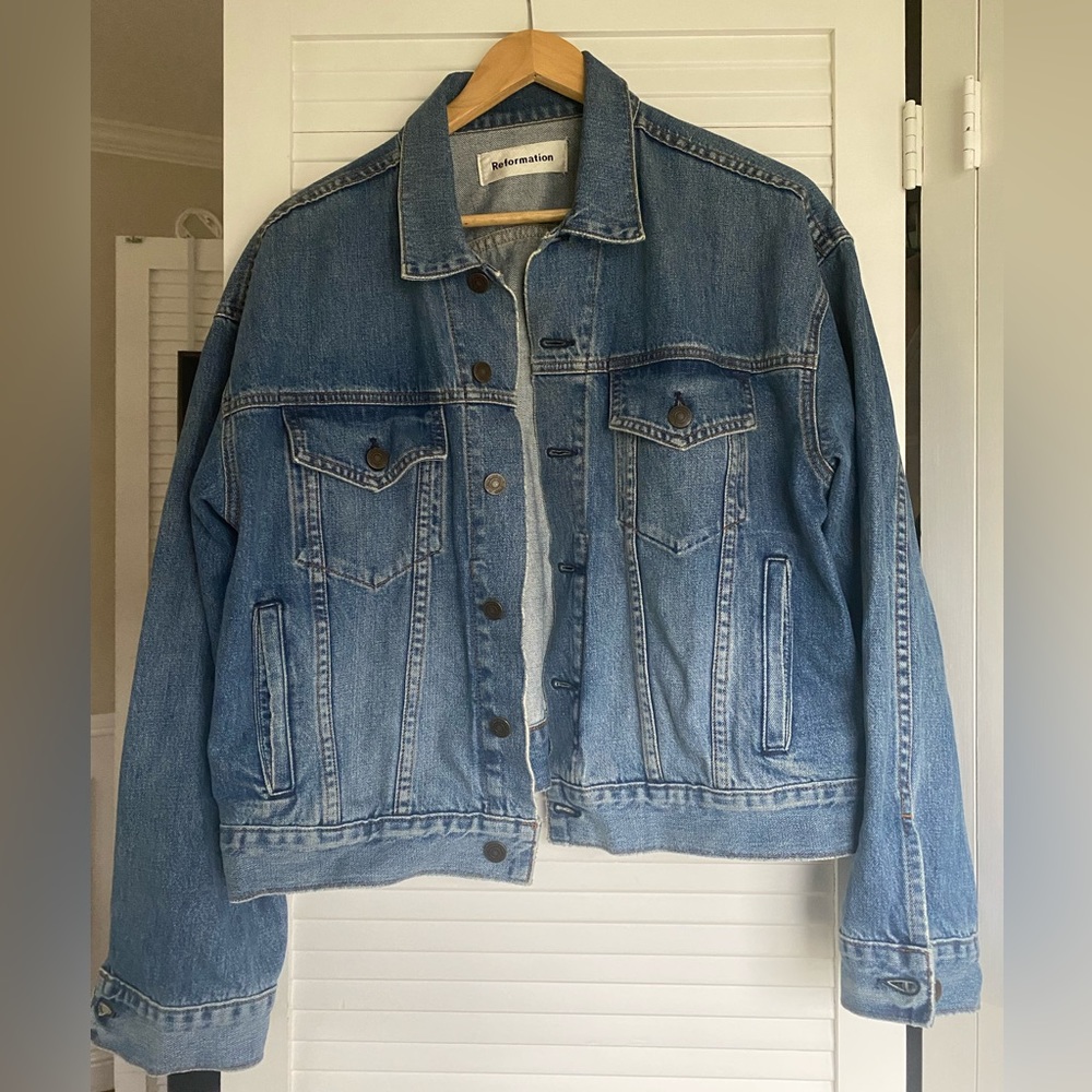 Reformation denim jacket